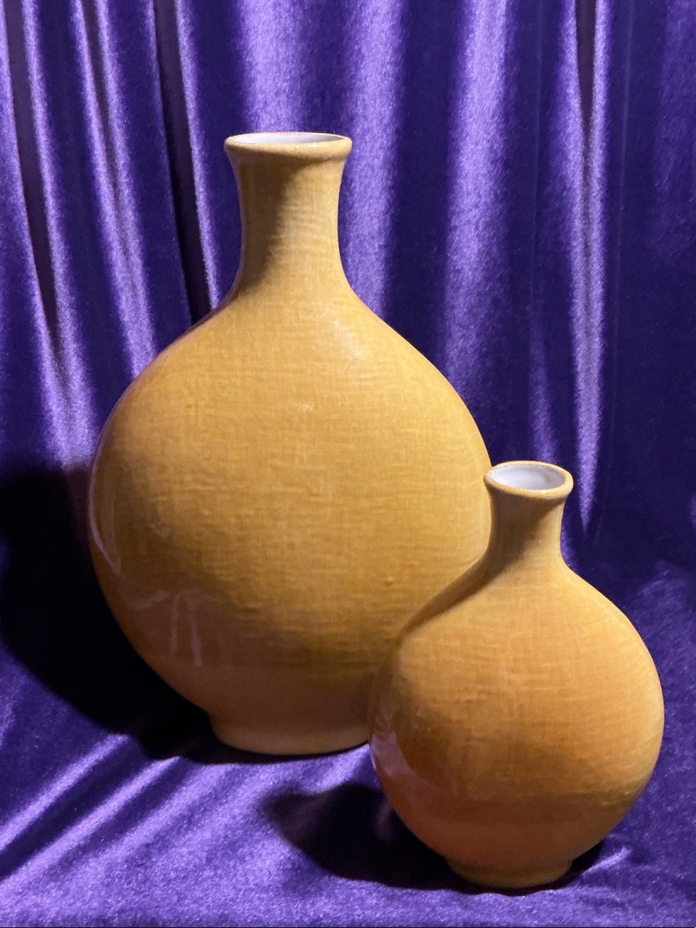 Yellow Ceramic Vases